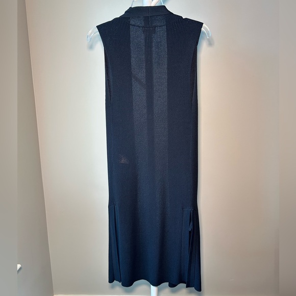 Wilfred Long Sleeveless Sweater Vest Black Size XXS - Picture 3 of 9